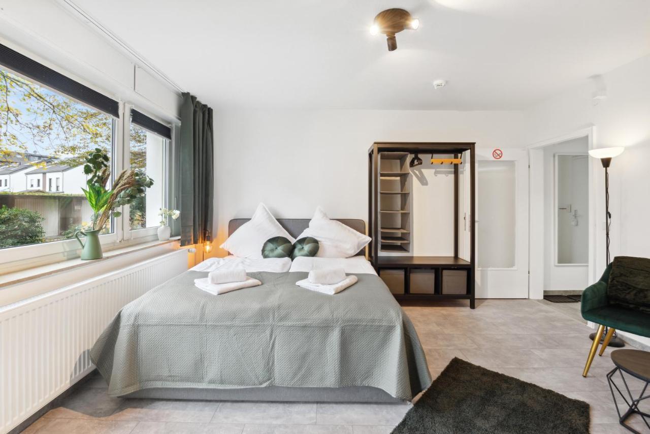 1 Zi. Wohnung, 34M², Parken, Messe Dus Duisburgo Esterno foto